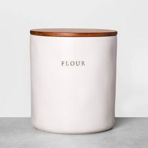 NEW Hearth & Hand Magnolia Kitchen Jar Canister Flour